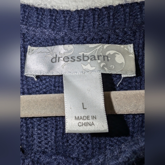 Vintage Dress Barn Dark Knit Dress - Picture 3 of 7